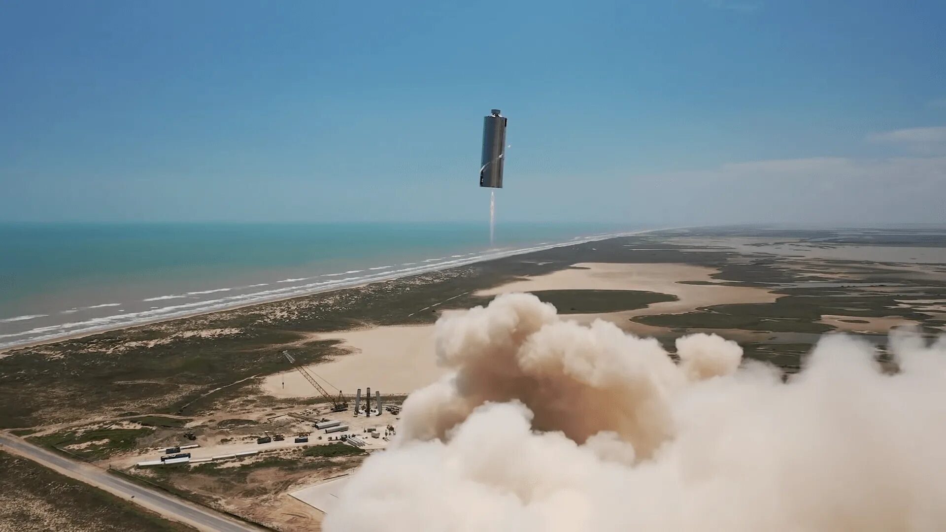 Starship test flight 3. Starship sn6. Космодром SPACEX (бока-чика, Техас, США). Частный космодром SPACEX Starship. Старшип ракета на старте.