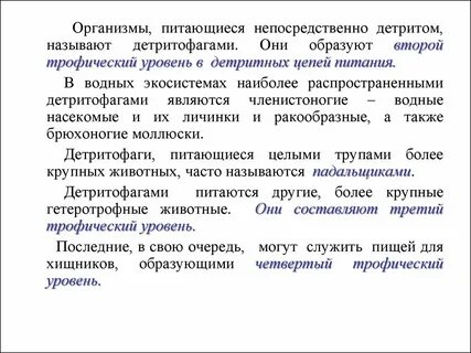 Редуцент 2 детритофаг 3 фитофаг