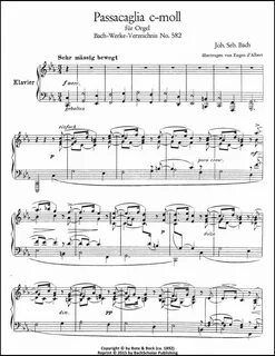 Passacaglia фортепиано