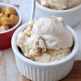Combine delicious apple pie with rich vanilla ice cream in this easy no chu...