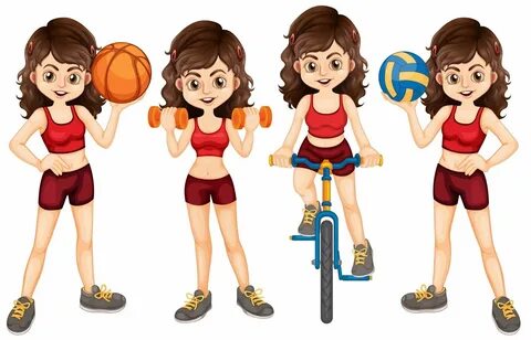 Нарисованные спортивные картинки