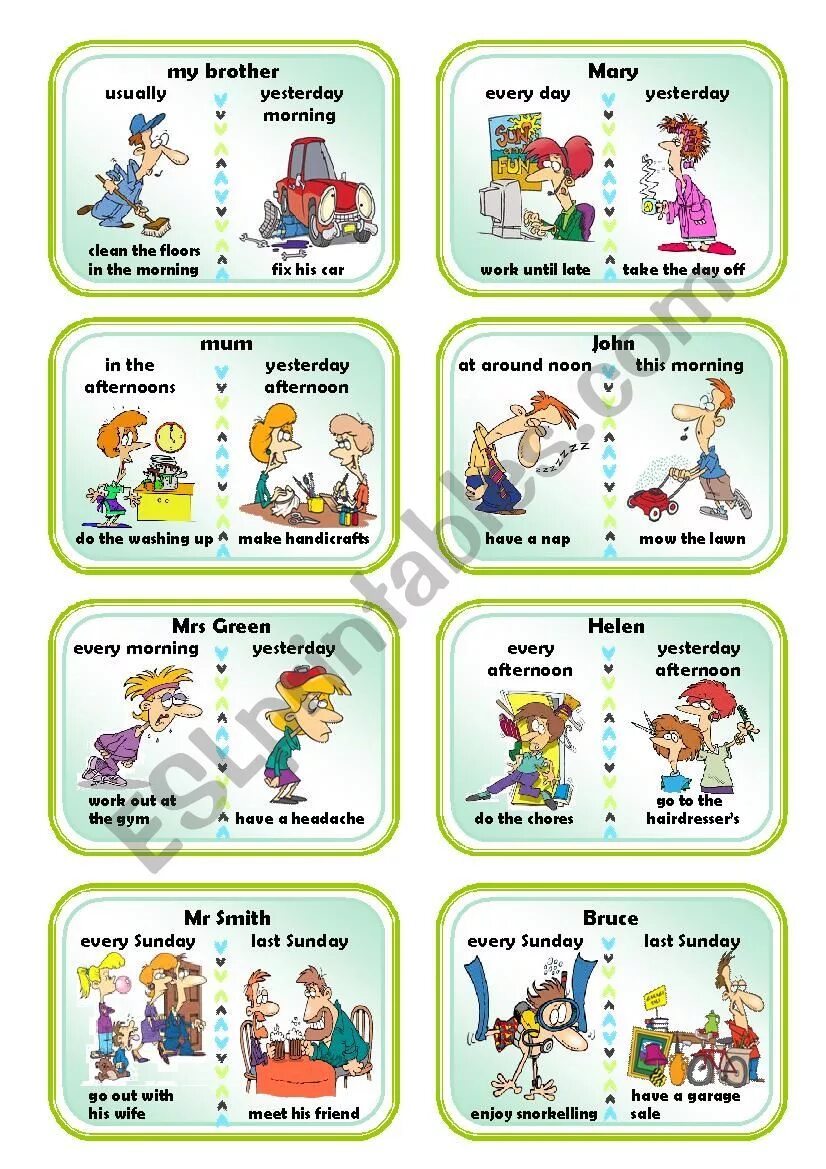 Present perfect simple continuous speaking. Past simple speaking cards. present past simple speaking. present simple говорение. present simple карточки.
