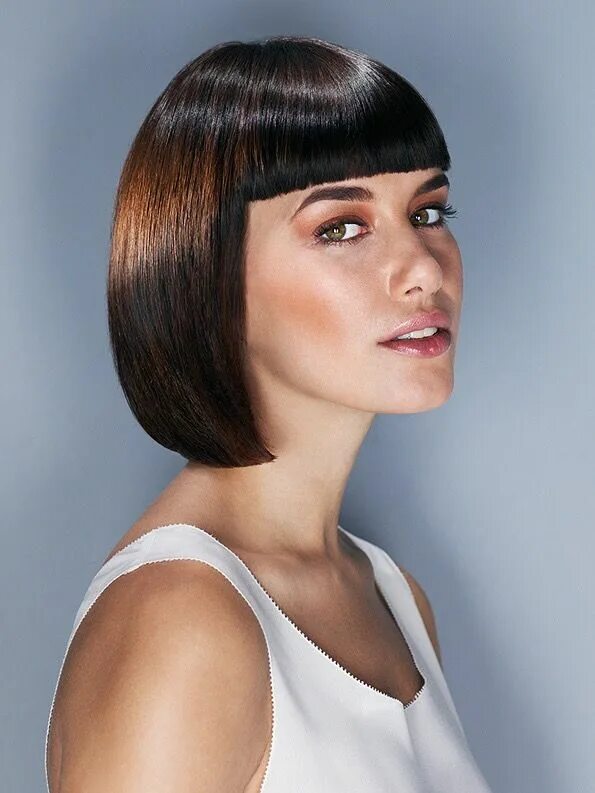 Модные женские челки на стрижки любой длины (фото) Bangs with medium hair, Mediu