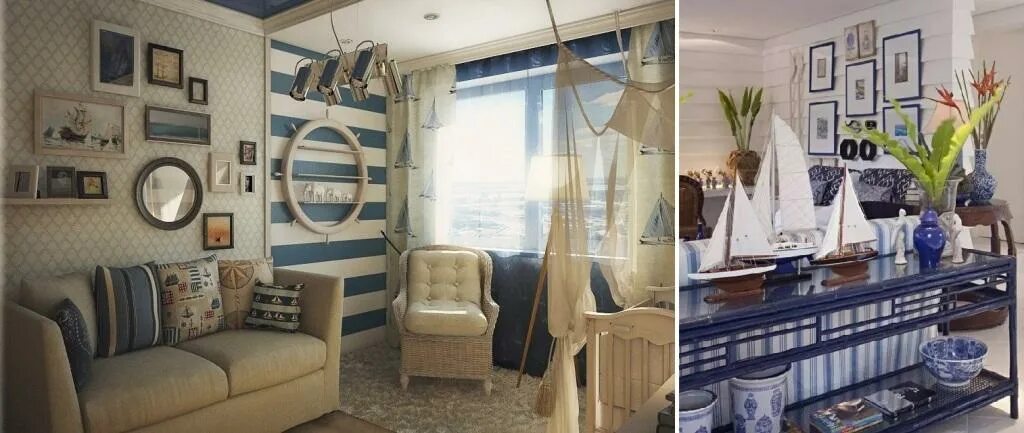 Nautical Design Ideas Perfect For Seaside Holiday Homes Nautical living room, Po