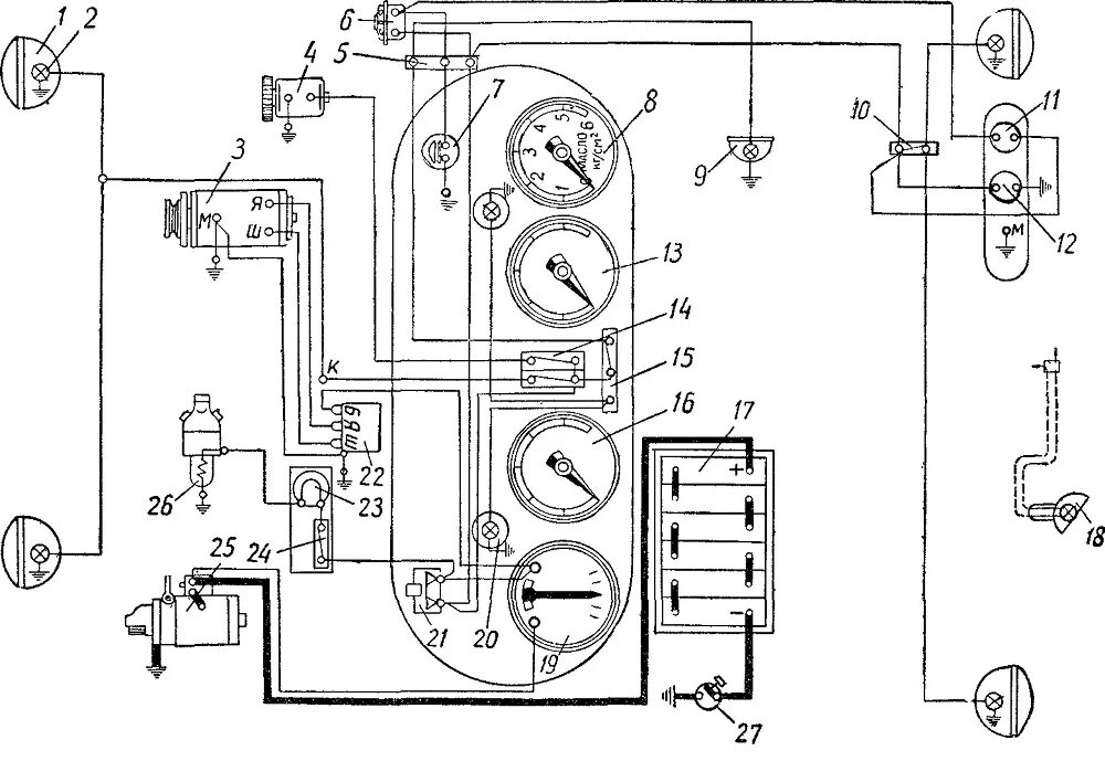 Проводка т 25. Схема проводки трактора т 25. Схема электрооборудования ЛТЗ т40. Схема включения генератора трактора т 25. Схема подключения электрооборудования трактора т25.