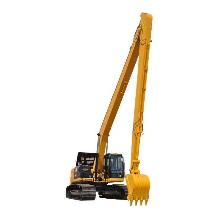 Cat 330 с длинной стрелой. XCMG Excavator long reach Boom Arm China. Экскаватор с длинной рукоятью. Эекискавотор длинные стрла.