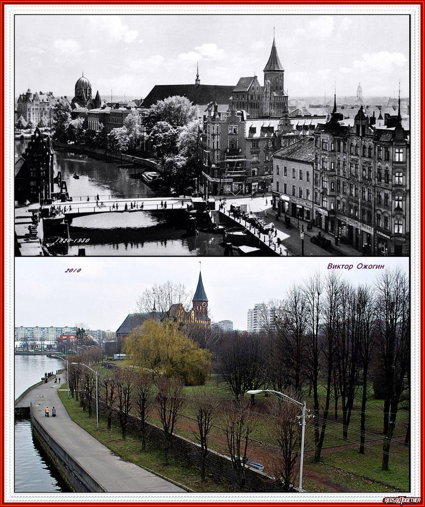 Königsberg, East Prussia. Historical photos, City maps, German history