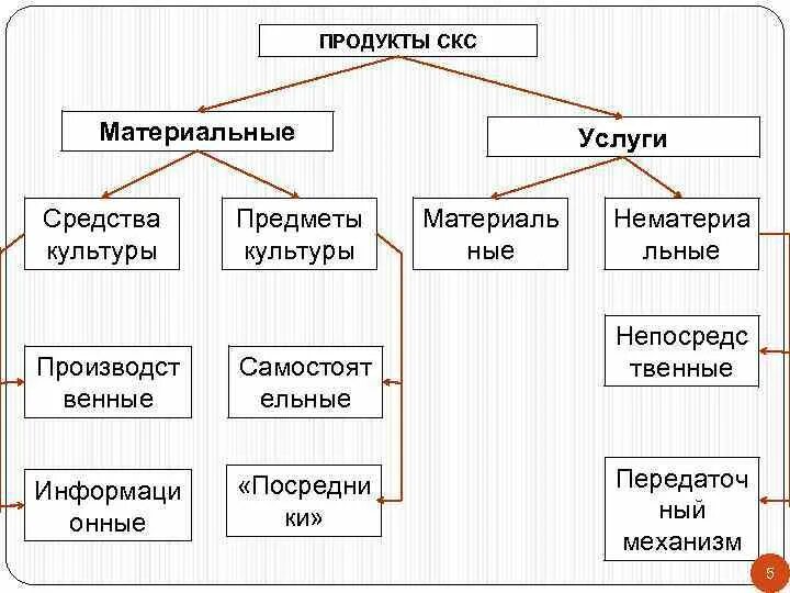 Классификация СКС. Материальный продукт. Материальные ресурсы СКС. Что такое СКС культуре.