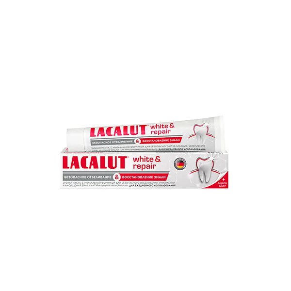 Lacalut white repair. Lacalut зубная паста Уайт 75 мл тюбик. Лакалют White Repair. Зубная паста Lacalut White & Repair. Lacalut, White Repair, зубная паста, 65 мл.