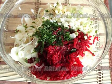 Свекла с уксусом и маслом
