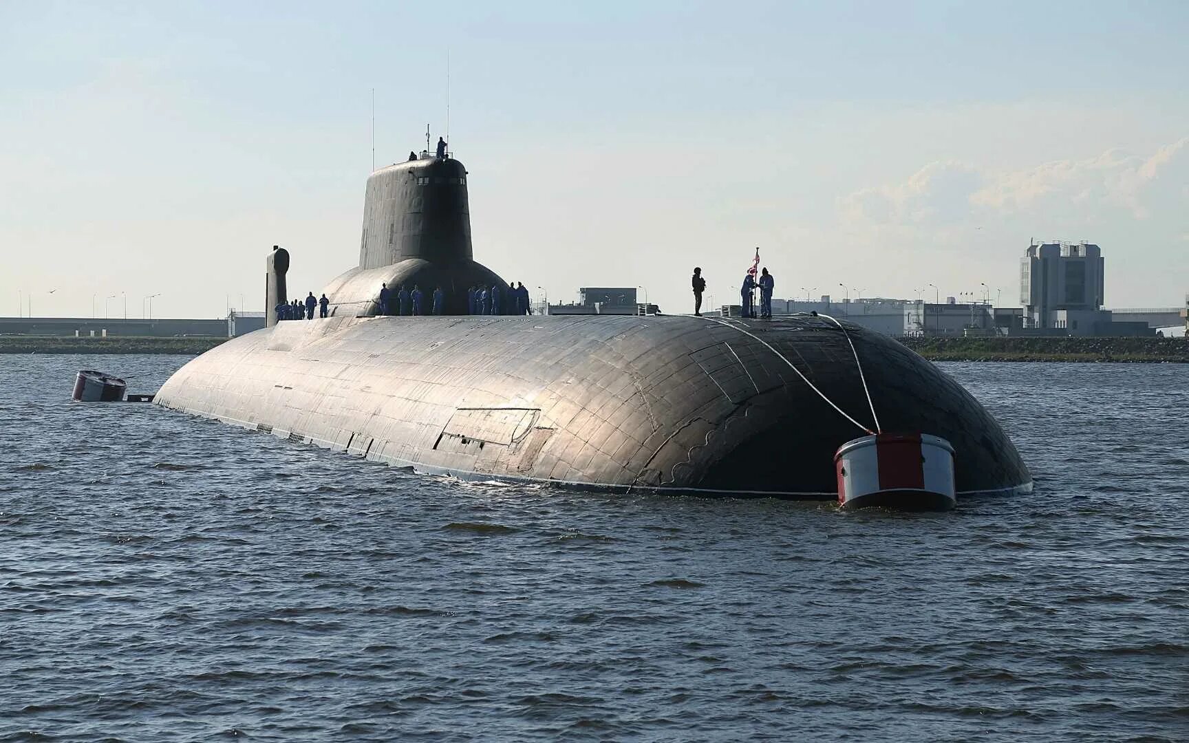 Атомные подводные лодки в мире. Одводные лодки проекта 941 «акула». Подводная лодка акула проект 941.