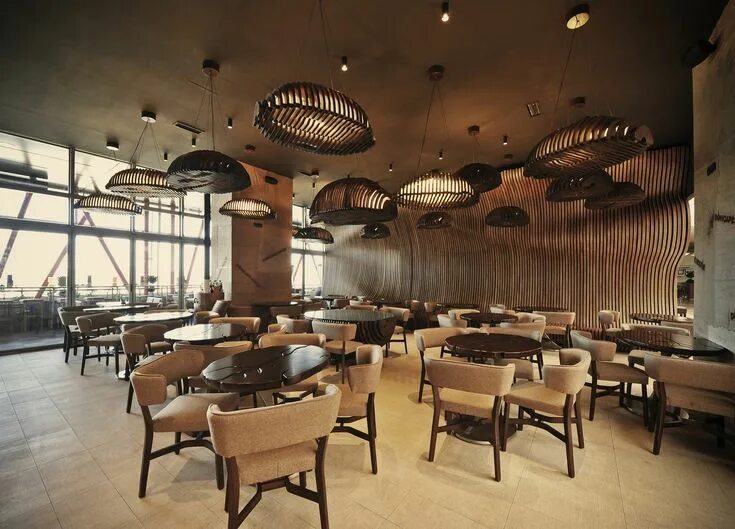 Кафе буга. Кофейня don café house/ бюро innarch/ приштина, косово. интерьер кафе. ресторан в стиле модерн. ресторан внутри.