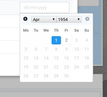 Bootstrap datepicker