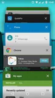 Recent app