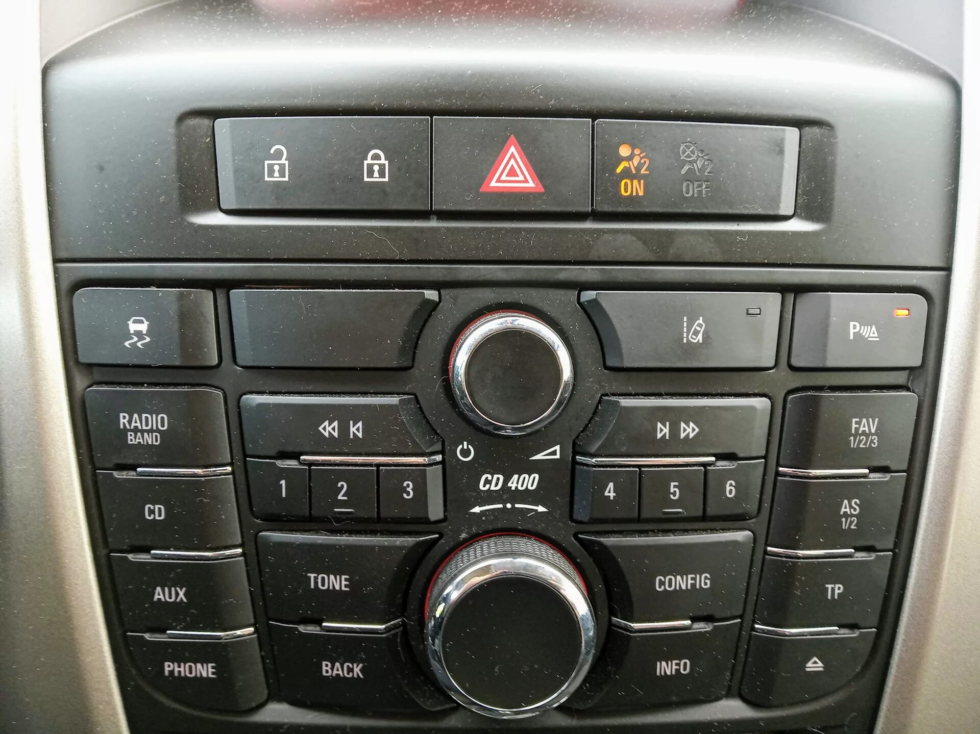 Кнопка отключения парктроников Опель. Opel astra h кнопки