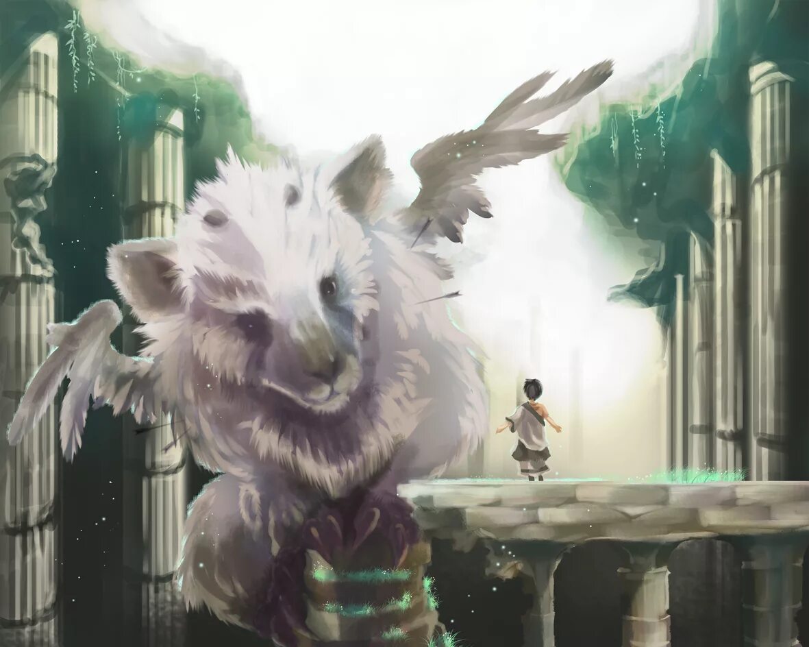 Игра the last guardian. Трико ласт Гардиан. The last Guardian. Трику the last Guardian. Трико игра the last Guardian.