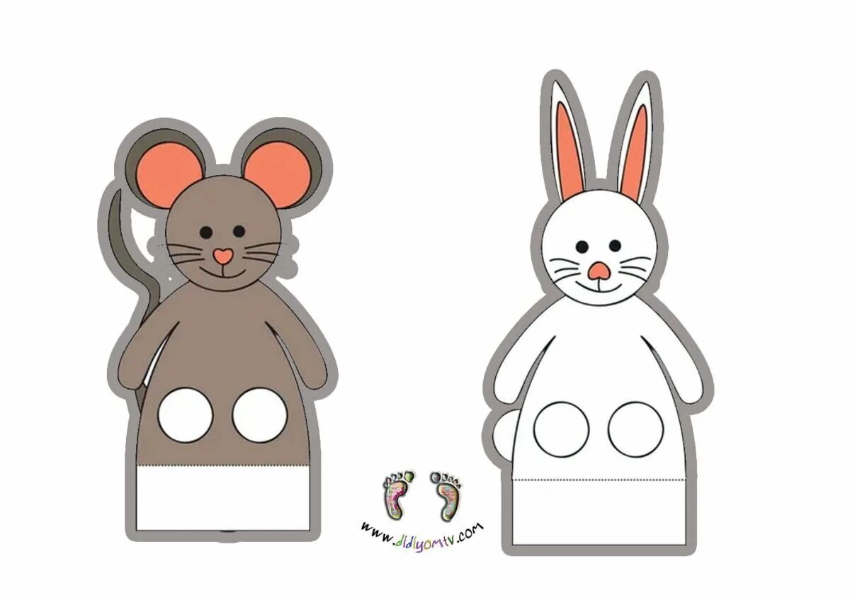 Пальчиковые куклы. Герои сказки теремок пальчиковый театр с дырочками для пальчиков. Шаблоны пальчиковых. Бумажные пальчиковые куклы. Шаблоны пальчиковых.