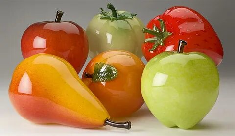 Glass fruits