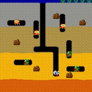 Play dig dug