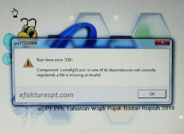 Ошибка компонента