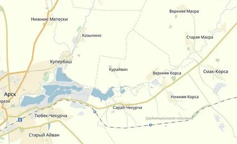Арск карта