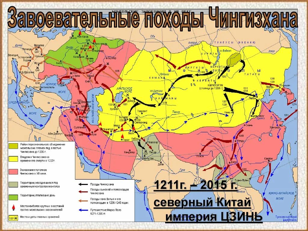 Монгольская империя конспект урока 6 класс. Монгольская Империя карта. Монгольская Империя завоевания Чингисхана. Завоевательные походы монголов карта. Империя Чингисхана на карте.