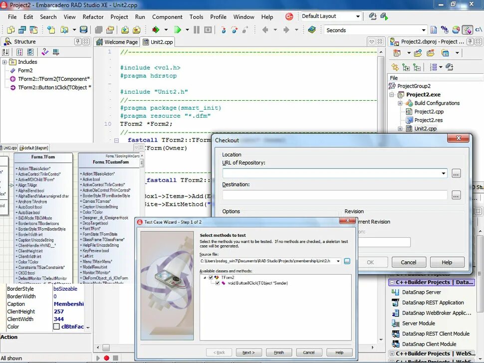 Программа builder. С++ builder. embarcadero c++. rad studio c++ builder. delphi и c++ builder.