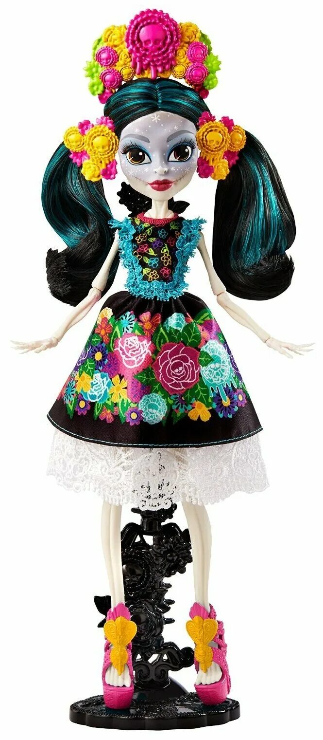 Скелита калаверас. Монстер Хай Скелита Калаверас. Кукла Монстер Хай Скелита. Monster High кукла Скелита.