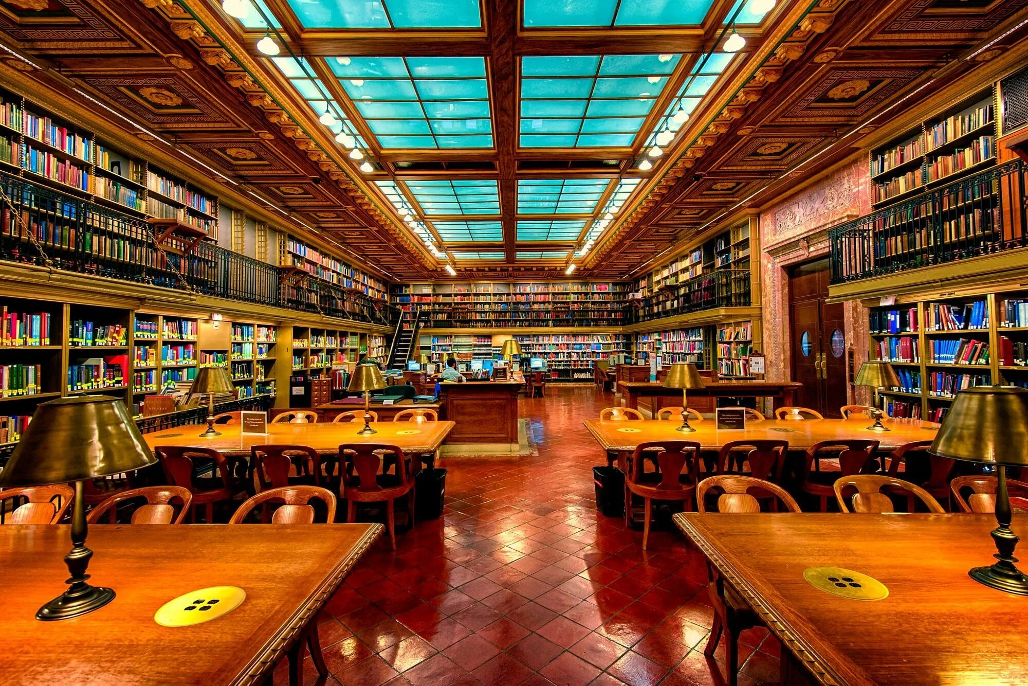 Легендарные библиотеки. Публичная библиотека Нью-Йорка. Публичная библиотека Нью-Йорка Эш. Библиотека «University Club Library», Нью- Йорк, США. (Peter Bond). Библиотека города Нью Йорка.