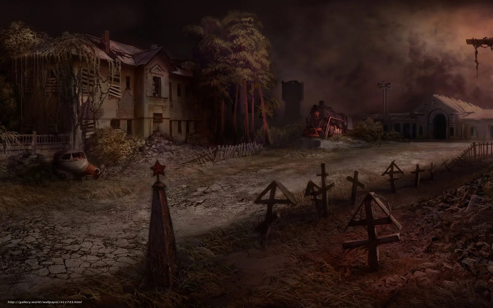 зомби апокалипсис в деревне. зомби апокалипсис в деревне. постапокалипсис фон. постапокалипсис лагерь выживших. постапокалиптический пейзаж.