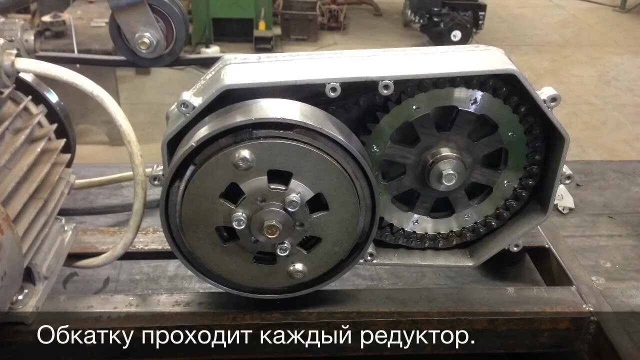 Двигатель Lifan 168F-R с редуктором и с много-дисковым центробежным сцеплением -