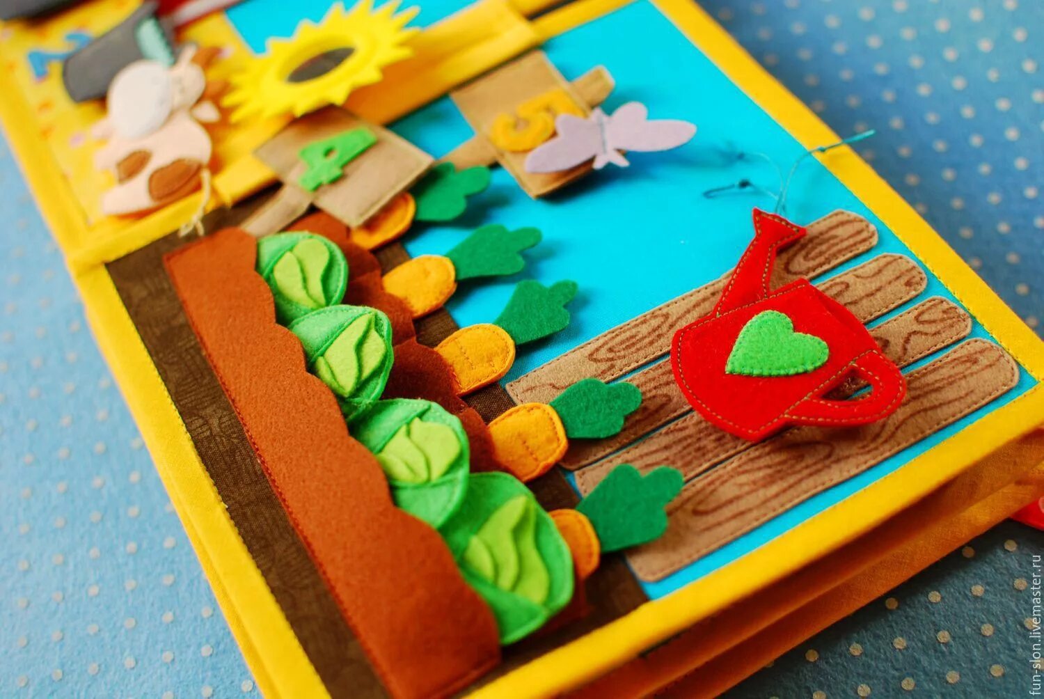 развивашки сад. огород из фетра для детей. книжки из фетра сад огород. поделки из фетра. развивашки сад.