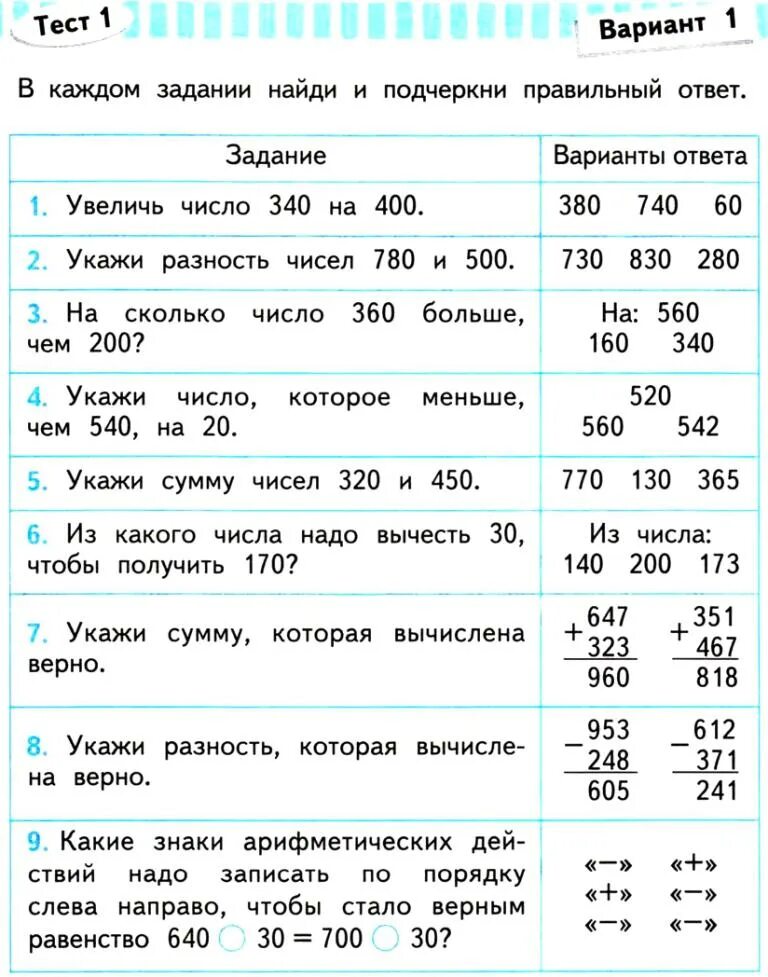 Найди и подчеркни правильный ответ. Тесты по математике 4 класс Волкова. Математика 3 класс проверочные работы стр 76. Тест в каждом задании Найди и подчеркни правильный ответ.