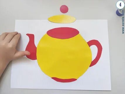 Аппликация чайник