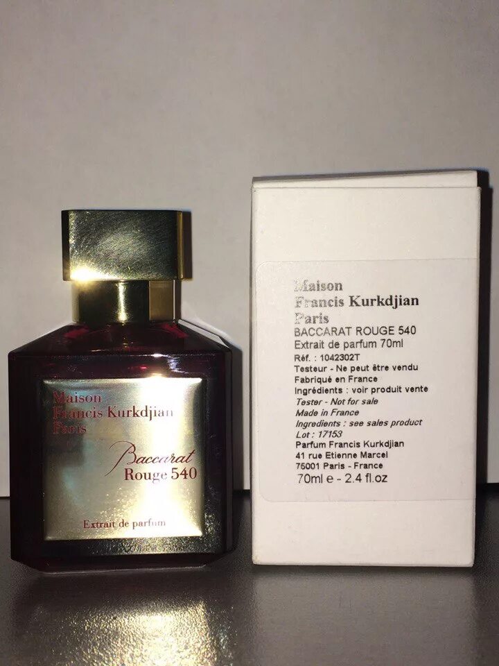 Kurkdjian baccarat rouge 540 extrait