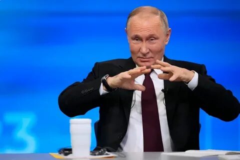 Ведущая итоги с путиным