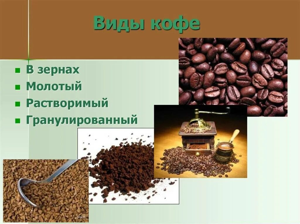 Виды кофе. Разновидности растворимого кофе. Тип кофе растворимый. Производство растворимого кофе технология.