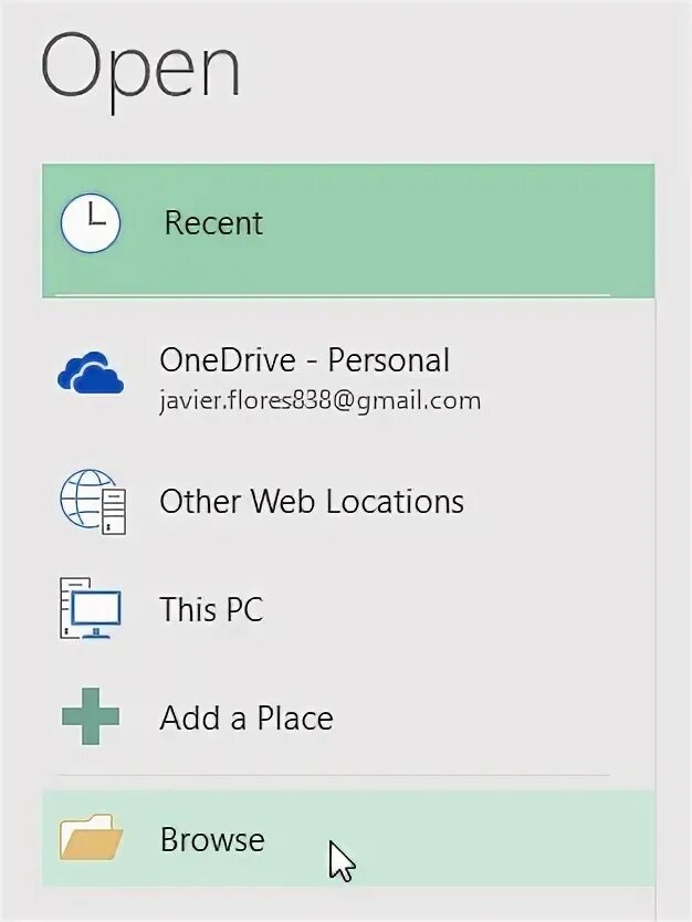 Open existing. Open existing