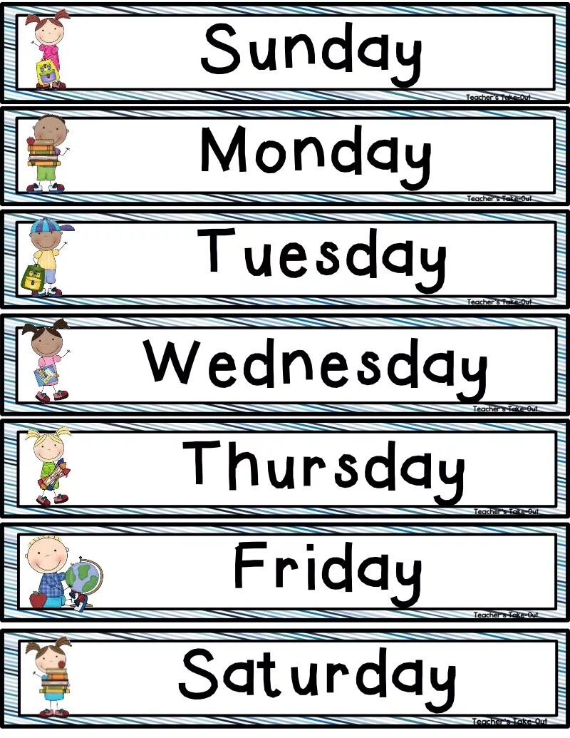 Days of the week. Days of the week картинки. Карточки Days of the week. Week Days in English. Понедельник на английском на часах