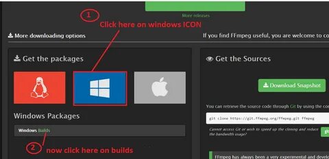Install ffmpeg