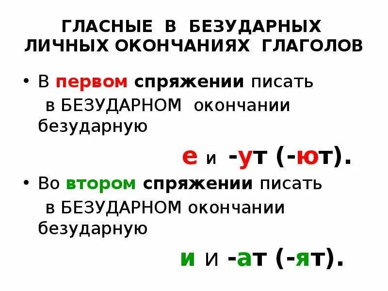 Буква е в глаголах правило. Правописание безударных гласных в личных окончаниях глаголов. Правописание е и и в безударных личных окончаниях глаголов. Правописание гласных в окончаниях глаголов. Безударные гласные и е в личных окончаниях глаголов.