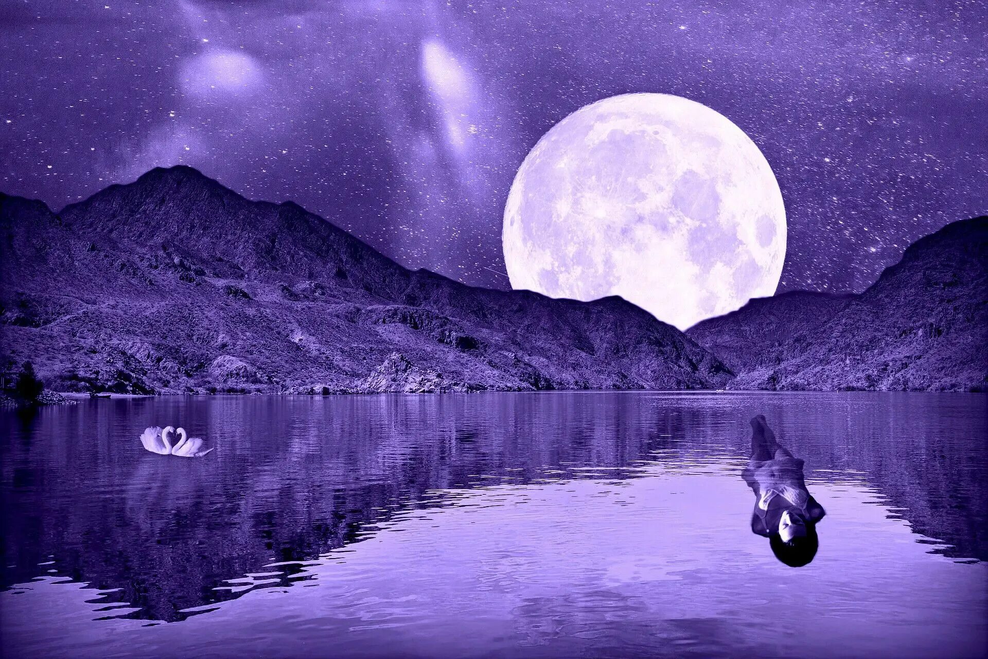 Красивая Луна. Лунный пейзаж. Красивая ночь. Фиолетовая Луна. Чудесные лунные мартовские ночи ответы