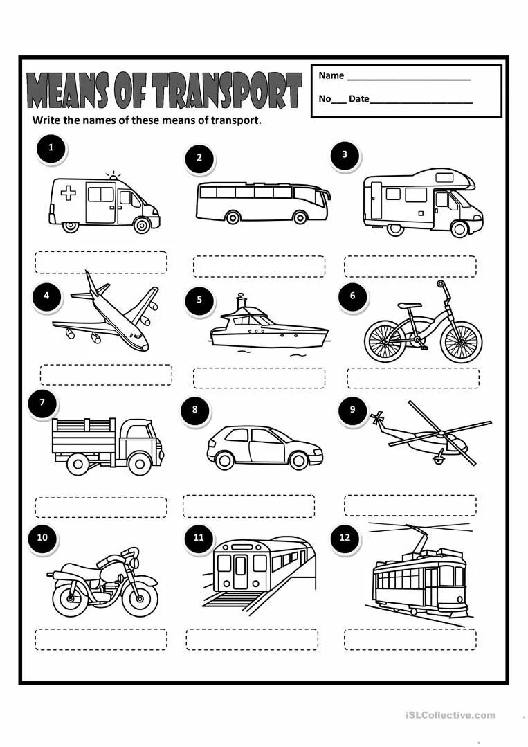 Transport writing
