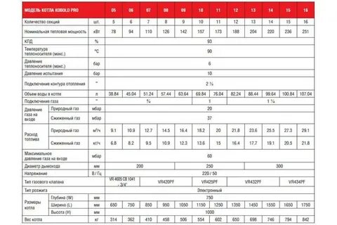 Характеристики напольных газовых котлов