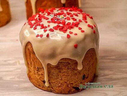 Глазурь для кулича быстросохнущая и не крошится