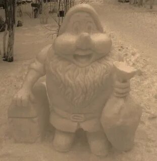 Снежные герои сказок