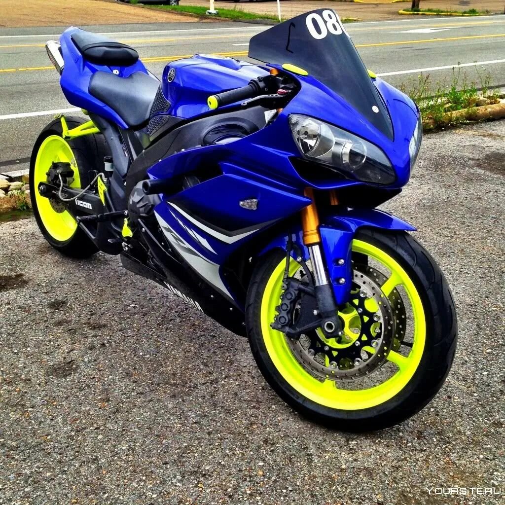 Ямаха р1. Yamaha r1 2008. Спортбайк Yamaha r1. Ямаха Эр 1. Включи байки синие