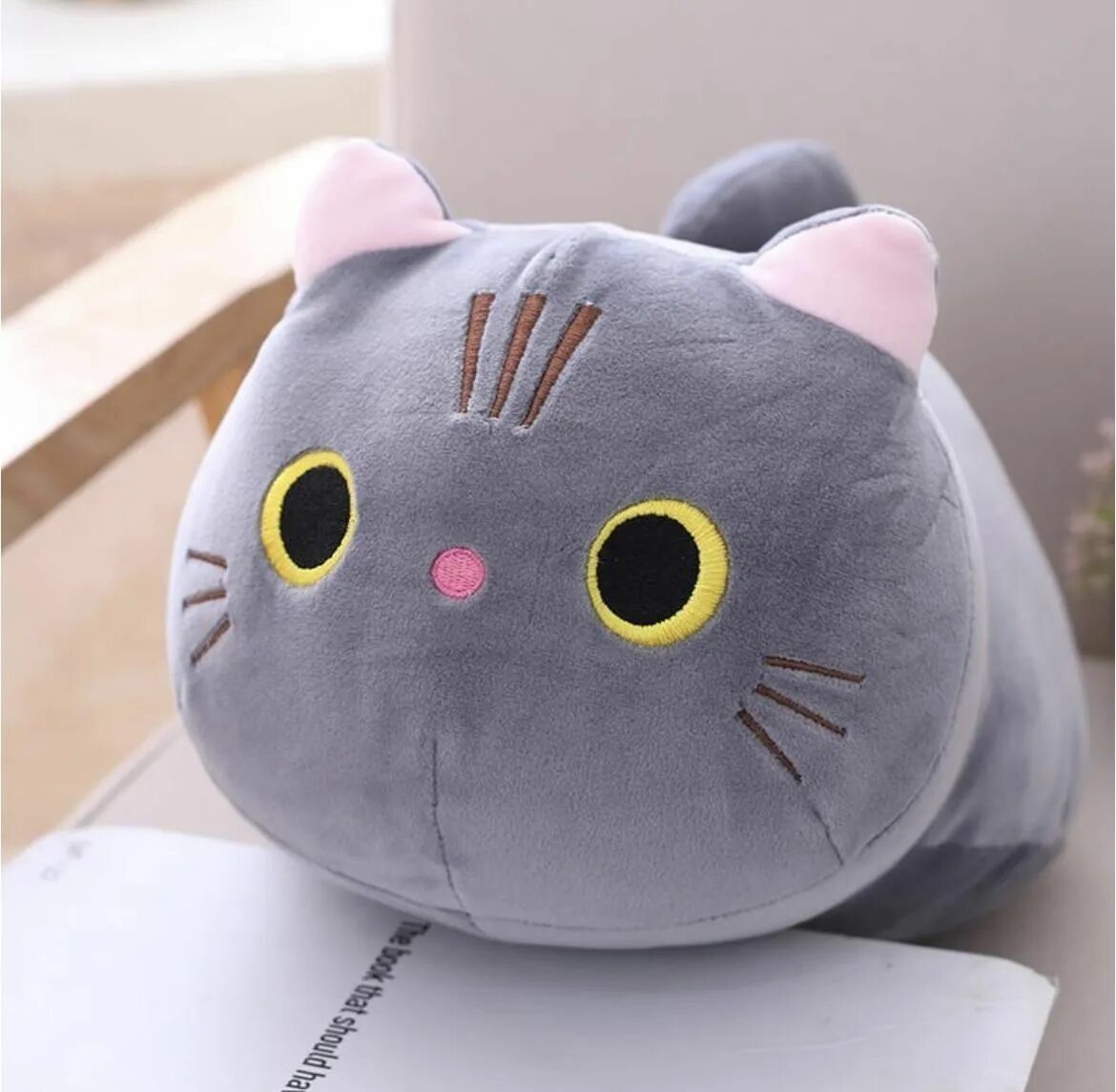 Мягкая игрушка подушка кот. Kawaii Cat подушка. Plush Toys кот подушка. Plush Toys игрушка мягконабивная кошка подушка. Kawaii Cat мягкая игрушка.