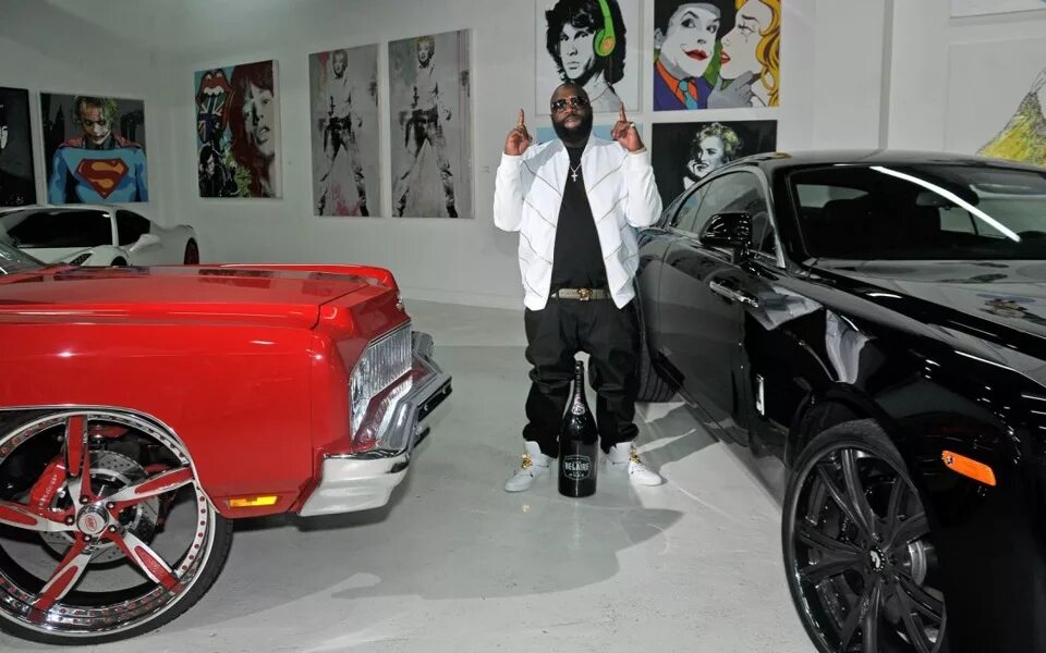 He got of the car