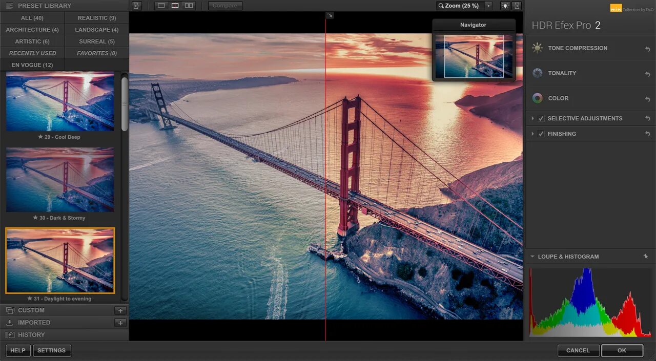 HDR Efex Pro 2. Nik collection. Nik collection by DXO 2.5.0. Analog Efex Pro 2.